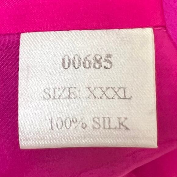 Artistic Palace Womens Oriental 100% Silk Tank Top Size XXXL Sleeveless Blouse - Picture 3 of 9